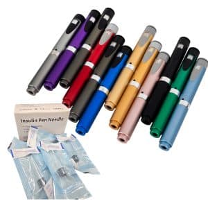 The Ultimate Research Kit: Reusable Peptide Dispensing Pen & 5 – 3ML Glass Cartridge Bundle & 1 Box Needles