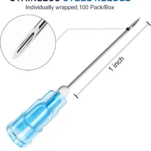 Professional 3ml Syringes with Luer Lock – 23G 1″