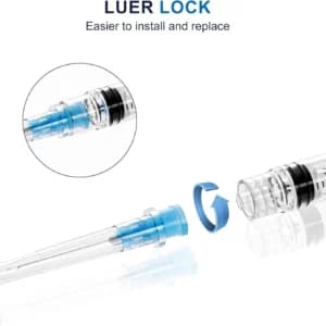 Professional 3ml Syringes with Luer Lock – 23G 1″