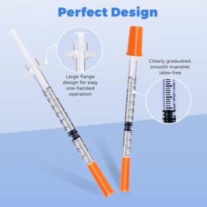 Premium Research Syringes – 0.5ml – Pack of 100