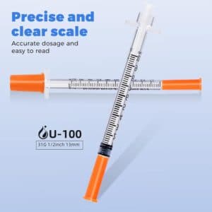 Premium Research Syringes – 0.5ml – Pack of 100